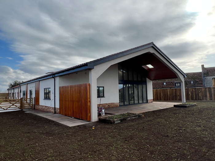 Barn conversion construction